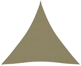 Parasolar, bej, 4,5x4,5x4,5 m, tesatura oxford, triunghiular