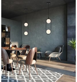 Lustră pe cablu CORDEL 2xG9/28W/230V neagră