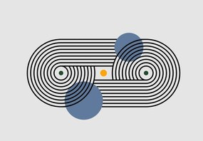 Fototapet - Abstracție minimalistă III. (147x102 cm)