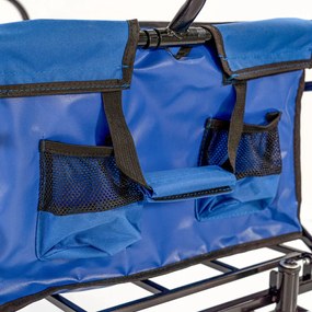 Cărucior de plajă pliabil pentru grădină