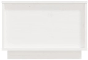 Masuta de cafea, alb, 40x50x35 cm, lemn masiv de pin 1, Alb