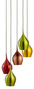 Lustra moderna design multicolor Vibrant 5L 6465-5 SRT