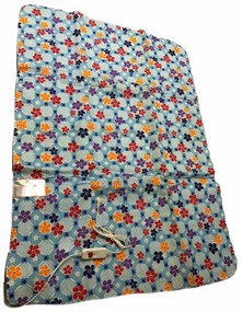 Saltea electrica HouseXL™ Palmiye , 115X150 cm, 80 W, 2 trepte de temperatura, Patura electrica, Multicolor