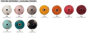 Lustra design retro realizata manual din ceramica INDUSTRIAL