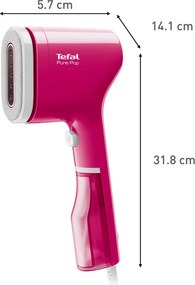 Fier de călcat cu abur Tefal DT2023F0, 1300 W, 70 ml, 20 g/min, indicator de pregătire, oprire automată, roz