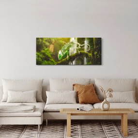 Tablou cu șopârlă (120x50 cm)