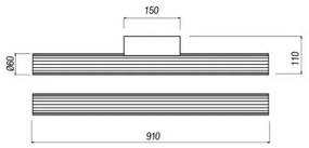 Redo 01-2592 - Aplică LED pentru oglindă de baie RIGAL, 18W/230V, IP44, crom/alb