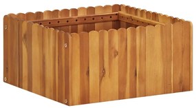 vidaXL Strat înălțat de grădină, 50 x 50 x 25 cm, lemn masiv de acacia