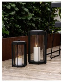 Felinar cu LED negru cu USB (înălțime 25 cm) Firefly – Zone