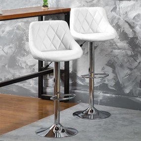 Scaun de bar 2HOME, living, bucatarie, comercial Bistro 3, Alb