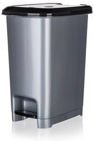 Banquet Coș de gunoi cu pedală STEP 25 l, gri, 25 l