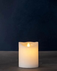 SIRIUS Wax LED lumânare - 12,5 cm, alb