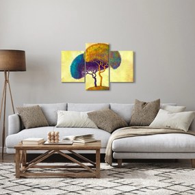 Tablou - Copaci în deal (90x60 cm)