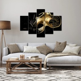 Tablou masca aurie (150x105 cm)