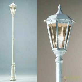 Stalp exterior stil clasic IP43 H235 Puchberg AL 11K/82508 weiß-gold/rauch OR