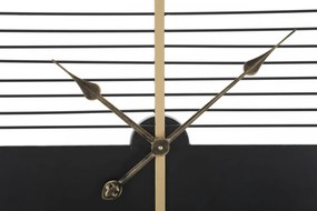 Ceas decorativ negru/alb din metal, ∅ 60 cm, Glam Stick Mauro Ferretti