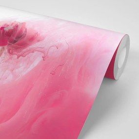 Tapet floare roz în design interesant