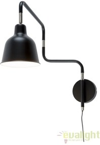 Aplica design modern cu brat articulat London negru LONDON/W/B