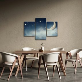 Tablou - Luna cu stele (90x60 cm)