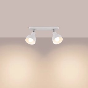 Spot Sollux SL.1314 ELBA 2xE27/15W/230V alb