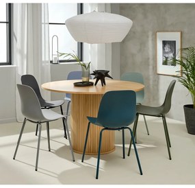 Scaun de dining verde din plastic Whitby – Unique Furniture