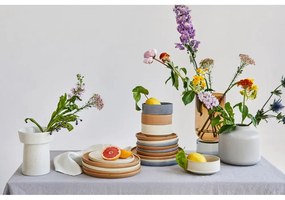 Set de 12 vase din gresie crem Bonami Selection Malia
