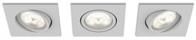 SET 3x Plafonieră LED dimabilă Philips 50123/87/P0 CASEMENT LED/4,5W/230V