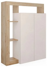 Comodă LENOR cașmir/maro