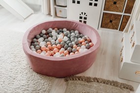 Piscina cu bile copii Cupcake 110x30 cm