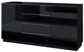 Zondo Comodă Henry Typ 26 (negru + negru luciu înalt). 1030248
