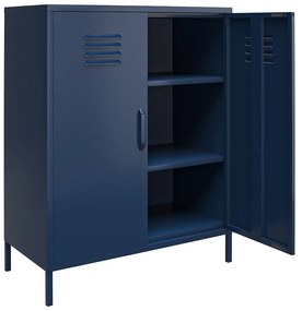 Dulap metalic albastru 80x102 cm Bradford - Queer Eye