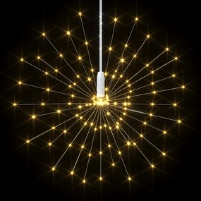 Lampa cu artificii de Craciun, 140 LED-uri, alb cald, 20 cm 1, Alb cald