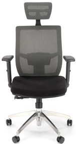 Scaun de birou Admiral negru gri