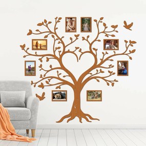 DUBLEZ | Ramă foto Arbore Genealogic din lemn