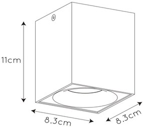 Spot LED dimabil Lucide 09913/05/36 BENTOO 1xGU10/5W/230V gri