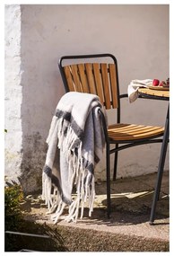 Pătură gri din amestesc de lână 130x170 cm Carmel – House Nordic