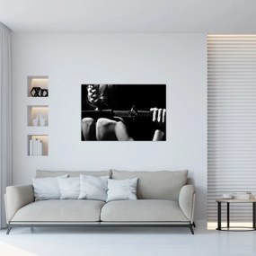 Tablou - Femeie cu o sabie (90x60 cm)