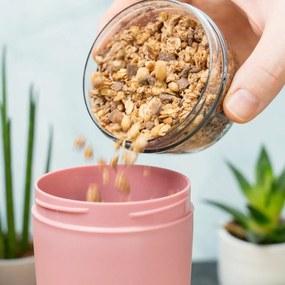 Cutie pentru gustări din două piese Westmark, 700ml, roz, S