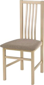 Scaun PAWEL, gri/stejar sonoma, stofa clasica/lemn de fag, 46X48X94 CM