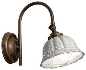 Aplica de perete rustic fabricat manual diam. 14cm Anita 061.19.OC