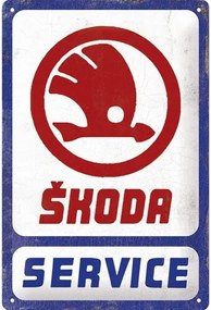 Placă metalică Škoda Auto - Service
