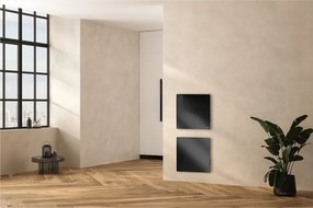Convector electric de perete AENO AGH0012S, 500W, 12 m², LED, Wi-Fi, Senzori de inclinare si cadere, IP24, Negru