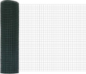 vidaXL Gard din sârmă sudată Verde 0.4 x 10 m