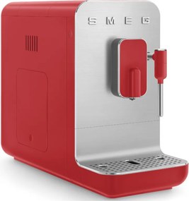 Espressor automat SMEG Collezione BCC02RDMEU, 1350 W, 19 bar, 1,4 l, 8 functii, Rasnita incorporata, Cafea boabe, Spumare lapte, Rosu