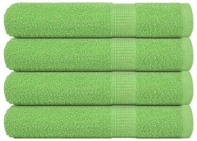 vidaXL Prosoape saună 4 buc Verde măr 80x200 cm 360 g/m² 100% bumbac