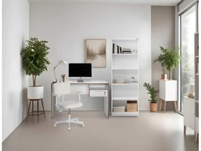 Masă PC Calliope 2 (alb + stejar) . 1109391