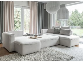 Colțar crem extensibil (colț în formă de "U") Homely Tommy – Miuform