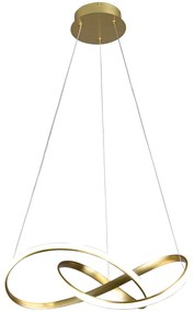 Lustra LED suspendata design modern CAPPIO auriu