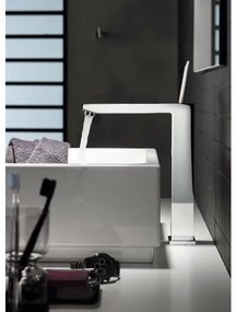 Lavoar pe blat Grohe Cube Ceramic cu PureGuard 50x49 cm