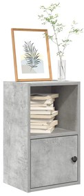 vidaXL Bibliotecă, gri beton, 31x24x52 cm, lemn prelucrat